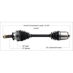 Order New CV Shaft by WORLDPARTS - 199097 For Your Vehicle