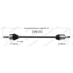 Order New CV Shaft by WORLDPARTS - 199101 For Your Vehicle