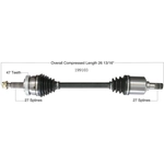 Order Arbre CV neuf par WORLDPARTS - 199103 For Your Vehicle