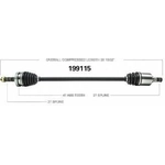 Order New CV Shaft by WORLDPARTS - 199115 For Your Vehicle