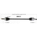 Order New CV Shaft by WORLDPARTS - 199117 For Your Vehicle