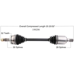 Order WORLDPARTS - 199206 - New CV Shaft For Your Vehicle