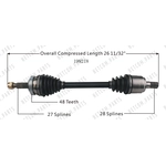 Order New CV Shaft by WORLDPARTS - 199218 For Your Vehicle