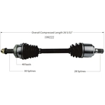 Order Arbre CV neuf par WORLDPARTS - 199222 For Your Vehicle
