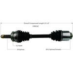 Order Arbre CV neuf par WORLDPARTS - 199242 For Your Vehicle