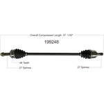 Order Arbre CV neuf by WORLDPARTS - 199248 For Your Vehicle