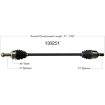 Order Arbre CV neuf par WORLDPARTS - 199251 For Your Vehicle