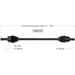 Order New CV Shaft by WORLDPARTS - 199252 For Your Vehicle