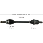 Order New CV Shaft by WORLDPARTS - 199254 For Your Vehicle