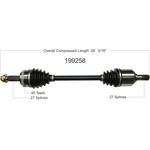 Order New CV Shaft by WORLDPARTS - 199258 For Your Vehicle
