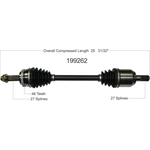 Order Arbre CV neuf de WORLDPARTS - 199262 For Your Vehicle