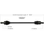Order New CV Shaft by WORLDPARTS - 199267 For Your Vehicle