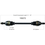 Order Arbre CV neuf by WORLDPARTS - 199272 For Your Vehicle