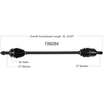 Order New CV Shaft by WORLDPARTS - 199284 For Your Vehicle