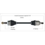 Order Arbre CV neuf par WORLDPARTS - 199288 For Your Vehicle