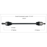Order Arbre CV neuf par WORLDPARTS - 199293 For Your Vehicle