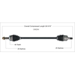 Order Arbre CV neuf par WORLDPARTS - 199294 For Your Vehicle