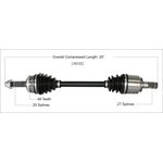 Order Arbre CV neuf par WORLDPARTS - 199302 For Your Vehicle