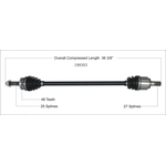 Order Arbre CV neuf par WORLDPARTS - 199303 For Your Vehicle