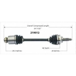 Order New CV Shaft by WORLDPARTS - 219012 For Your Vehicle