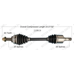 Order New CV Shaft by WORLDPARTS - 219019 For Your Vehicle