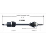 Order Arbre CV neuf by WORLDPARTS - 219022 For Your Vehicle