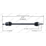 Order New CV Shaft by WORLDPARTS - 219023 For Your Vehicle