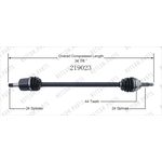 Order Arbre CV neuf by WORLDPARTS - 219023 For Your Vehicle