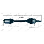 Order New CV Shaft by WORLDPARTS - 219045 For Your Vehicle