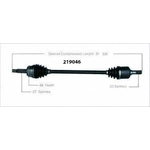 Order New CV Shaft by WORLDPARTS - 219046 For Your Vehicle