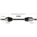 Order Arbre CV neuf par WORLDPARTS - 219052 For Your Vehicle