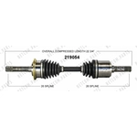 Order New CV Shaft by WORLDPARTS - 219054 For Your Vehicle