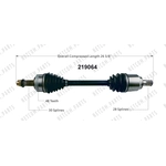 Order Arbre CV neuf par WORLDPARTS - 219064 For Your Vehicle