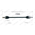 Order New CV Shaft by WORLDPARTS - 219069 For Your Vehicle