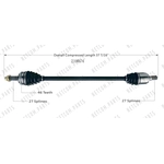 Order New CV Shaft by WORLDPARTS - 219074 For Your Vehicle