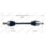 Order New CV Shaft by WORLDPARTS - 219075 For Your Vehicle