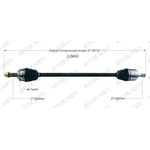 Order New CV Shaft by WORLDPARTS - 219080 For Your Vehicle