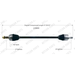 Order Arbre CV neuf by WORLDPARTS - 219080 For Your Vehicle