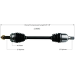 Order New CV Shaft by WORLDPARTS - 219083 For Your Vehicle