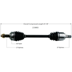 Order Arbre CV neuf by WORLDPARTS - 219083 For Your Vehicle