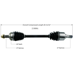 Order New CV Shaft by WORLDPARTS - 219084 For Your Vehicle