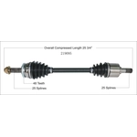 Order New CV Shaft by WORLDPARTS - 219095 For Your Vehicle