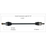 Order Arbre CV neuf by WORLDPARTS - 219097 For Your Vehicle