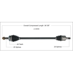 Order Arbre CV neuf by WORLDPARTS - 219098 For Your Vehicle