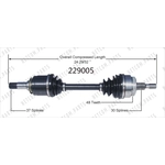 Order Arbre CV neuf par WORLDPARTS - 229005 For Your Vehicle