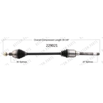 Order Arbre CV neuf par WORLDPARTS - 229021 For Your Vehicle