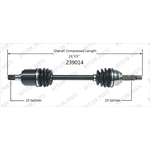 Order New CV Shaft by WORLDPARTS - 239014 For Your Vehicle