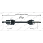 Order Arbre CV neuf by WORLDPARTS - 239014 For Your Vehicle