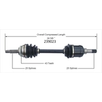 Order Arbre CV neuf par WORLDPARTS - 239023 For Your Vehicle