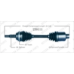Order New CV Shaft by WORLDPARTS - 239111 For Your Vehicle